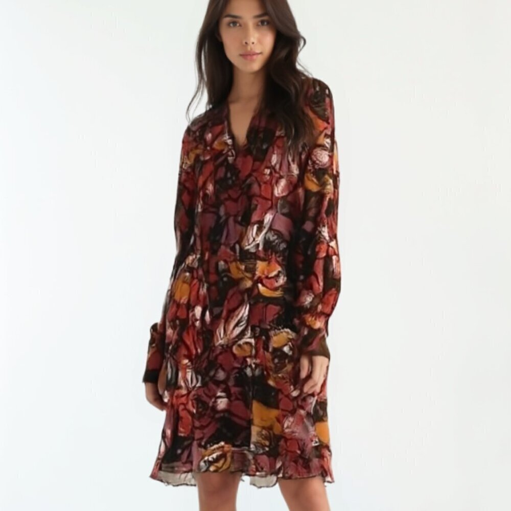 ❤️ Taylor Floral Flowy Season changes Dress Size 8